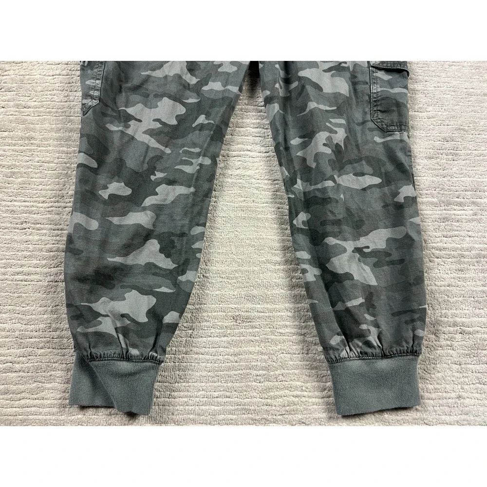 Gap Camouflage Joggers Womens Large‎ Pull On Elastic Waist Cargo - Picture 11 of 16